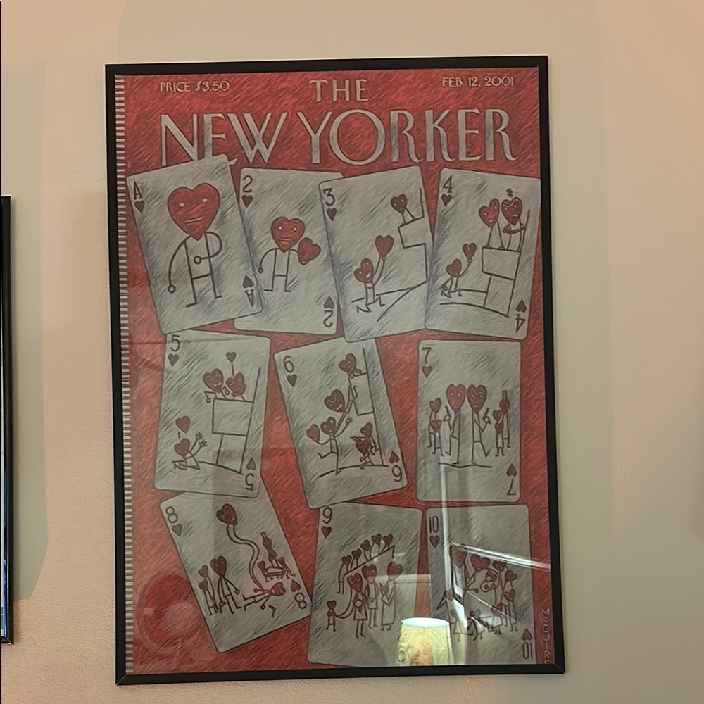 The New Yorker unique art print